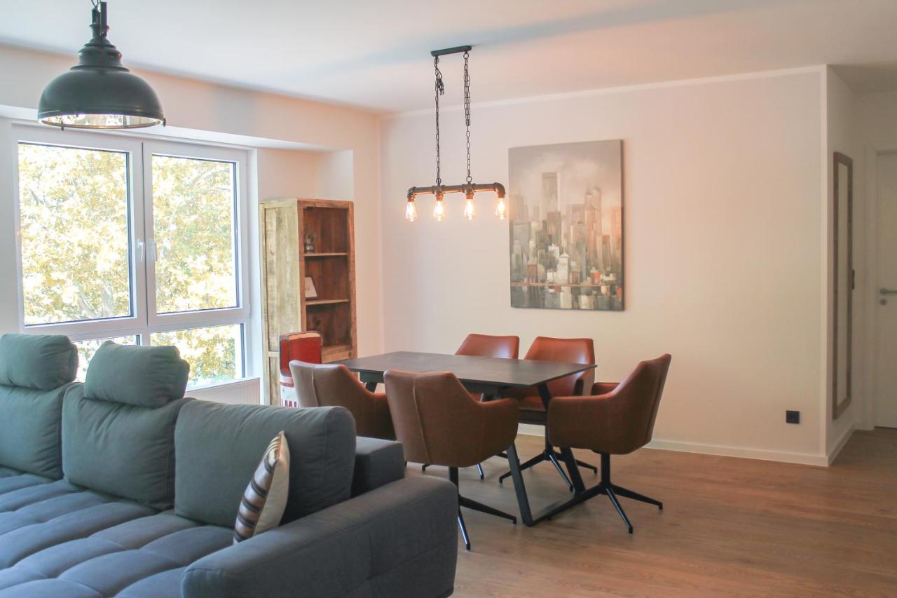 New York Apartment - Fuer Freunde & Familien, Stadtnah, Parkplatz, E-Ladestation, Gitterbox Fuer Fahrraeder, Fitnessstudio, Digitale Gaestemappe Mit Restaurant- Und Unternehmenstipps Koblenc Exteriér fotografie